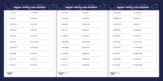 Algebra Solving Equations