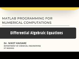 Diffeial Algebraic Equations