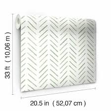 Painted Herringbone Wallpaper Cv4452