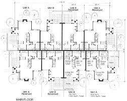 Multi Family Plan 88412 Traditional