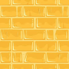 Ed Golden Brick Wall Texture Aged