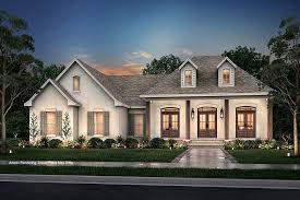 French Or Acadian Style House Floor Plans