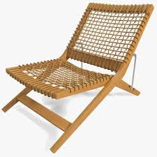 Outdoor Folding Chair 3d Model