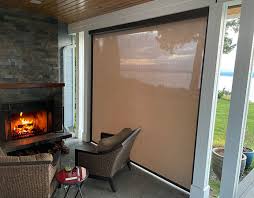 High Wind Outdoor Solar Shades