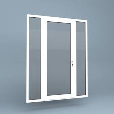 Upvc Door Full Height Side Screens