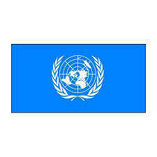 United Nations Fully Sewn Flag United