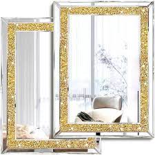 Xihacty 2 Piece Wall Mirrors Crush