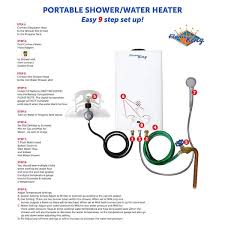 Flame King Ysnbm264 Outdoor Hot Water Shower