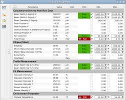 cmos beam profiler