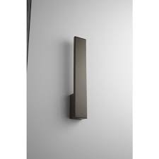 Light Led Wall Sconce In Oiled Bronze