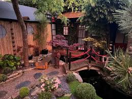 Inside Beautiful Japanese Garden