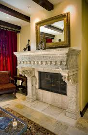 Antique Stone Fireplace Mantels