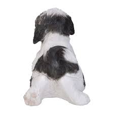 Hi Line Gift Ltd Black White Shih Tzu