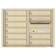 4c Wall Mount 6 High Mailboxes Usps