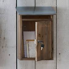 Post Box Wooden Mailbox