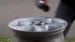 Painting A Car Rim 4k Stock Pond5