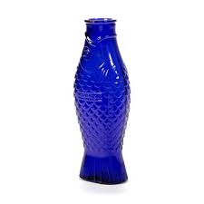 Paola Navone Cobalt Blue Fish Bottle