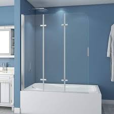 Pivot Tub Door In Polished Chrome