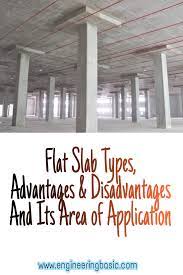 flat slab types advantages