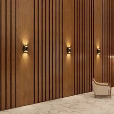 Wooden Wall Panelling And Partition At