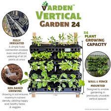 Varden 24 Plant Metal Outdoor Vertical Garden Rack Vg Ok 2x2