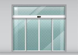 Sliding Door Vector Art Icons And