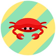 Ocean Summer Animals Sea Crab Icon