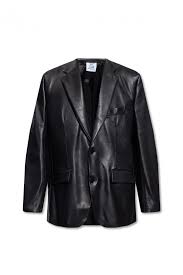 Leather Blazer Vetements Dsquared2