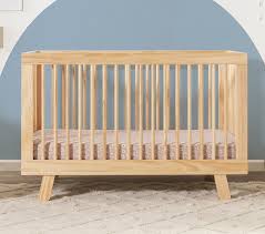 Baby Hudson 3 In 1 Convertible Crib With Toddler Bed Conversion Kit Washed Natural