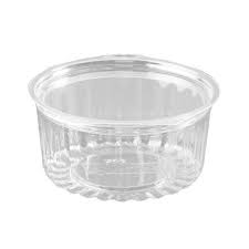 Clear Recyclable Plastic Flat Lid Salad