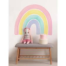 Small Pink Watercolor Rainbow L And