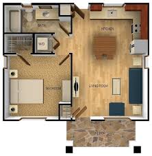 Casita Guest House Floorplan Los
