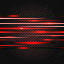 red laser beam abstract light effect
