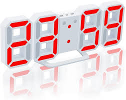 Eaagd 3d Led Digital Alarm Clock 8 4