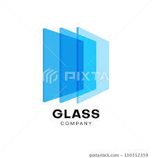 Glass Icon With Vector Rectangular