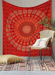 Multicolor Rectangle Cotton Tapestries