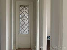 Classic Stained Leaded Glass Office