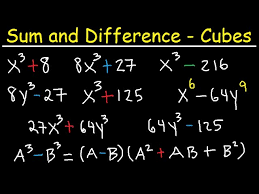 Factoring Sums And Differences Of