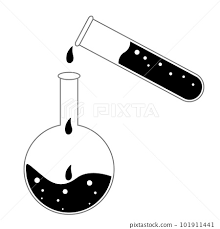 Experiment Icon Mix Diffe Liquids
