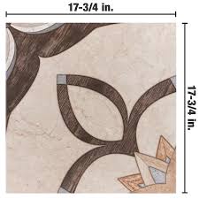 Merola Tile Argos Natural 17 3 4 X 17 3 4 Ceramic Floor And Wall Tile Case 10 Tiles