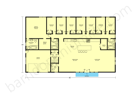 8 Bedroom Barndominium Floor Plans
