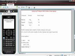 Ti Nspire Cas Solving Linear Systems