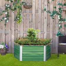 Outsunny Pentagon Raised Garden Bed