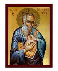 Saint John Evangelist Icon Handmade