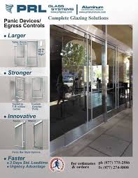 Egress Control Systems Prl Glass Door