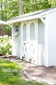 Outdoor Storage Shed Makeover Ideas