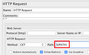 using user defined variables blazemeter