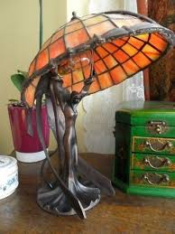 Stained Glass Art Deco Lamps