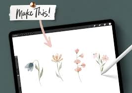 Simple Flower Doodles With Messy
