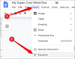 An Exponent In Google Docs Wordable